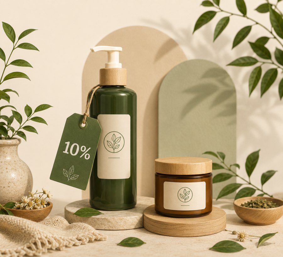 Produtos naturais em composição botânica